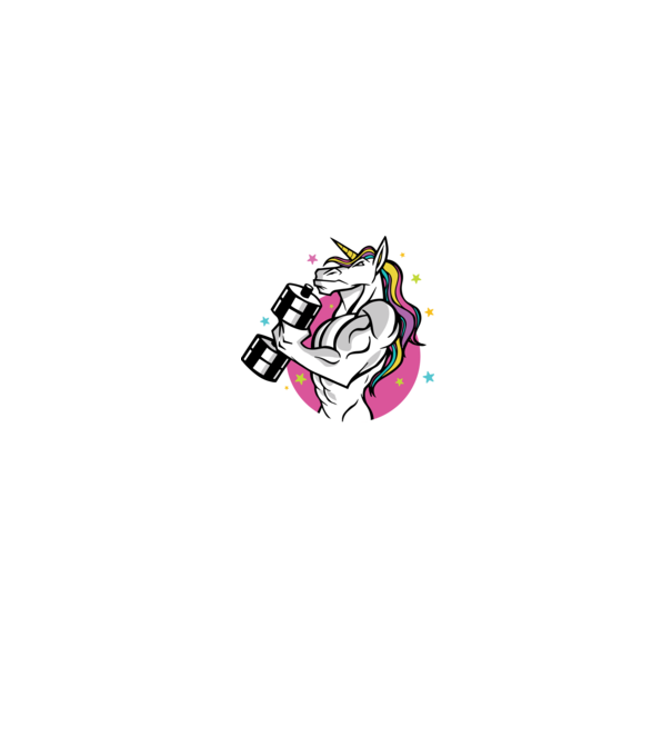 Unicorn minta fehér/piros pólón