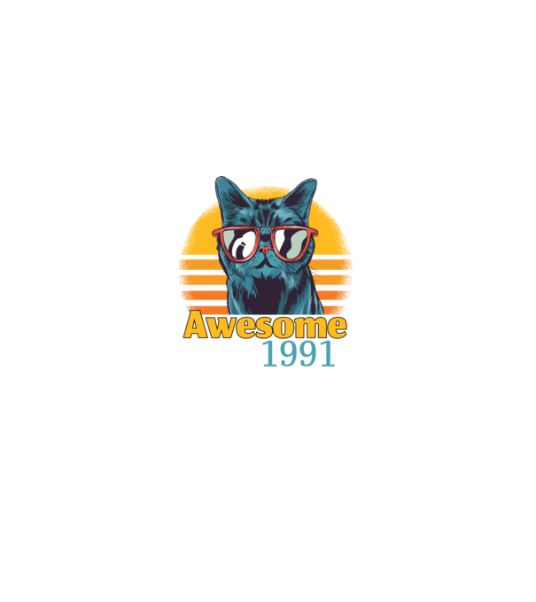 Awesome since 1991 minta szürke pólón
