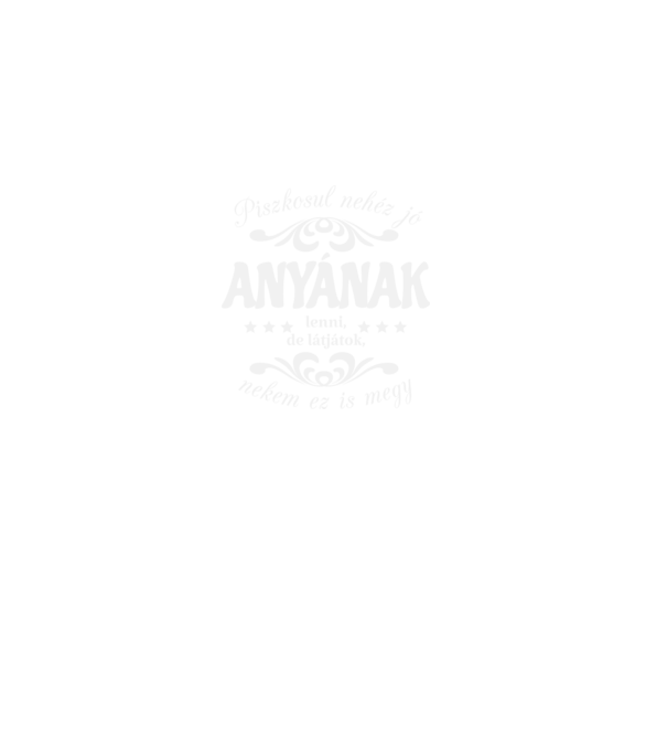 Anyának minta fekete pólón