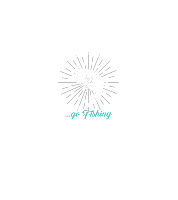 Keep calm and go fishing minta fekete pólón