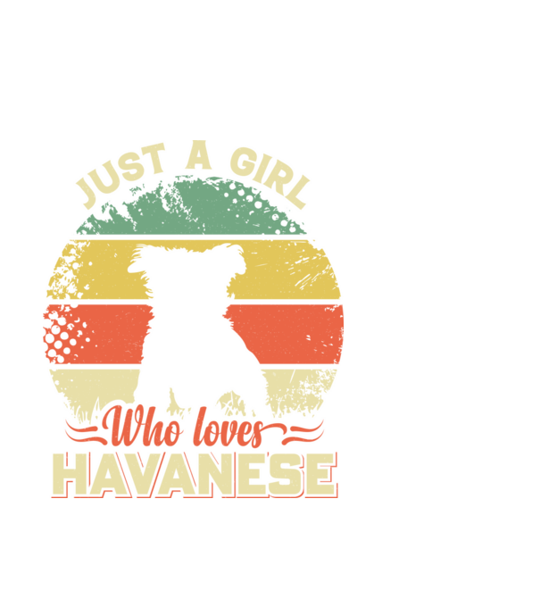 Csak egy lány, aki szereti a havanese-t minta fehér pólón
