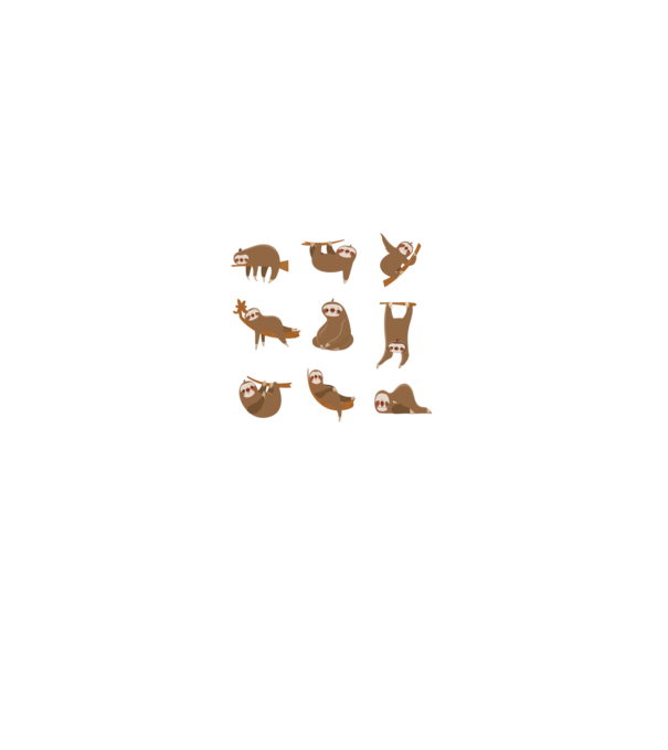 Lajhár jóga minta szürke pólón