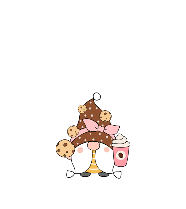 Coffee Gnomes minta fehér pólón