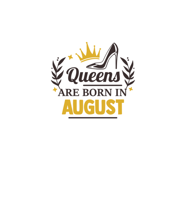 queens are born in august minta fehér pólón