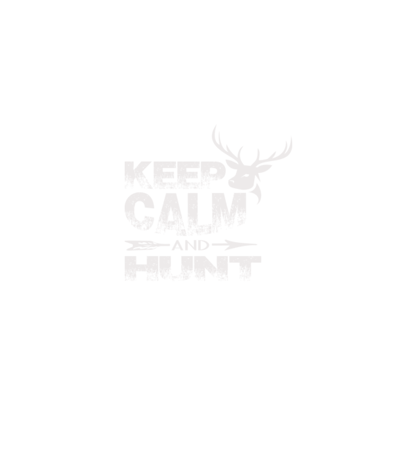Keep Calm and hunt minta fekete pólón