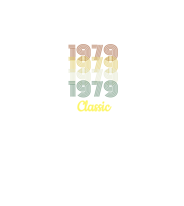 Classic 1979 minta sötétkék pólón