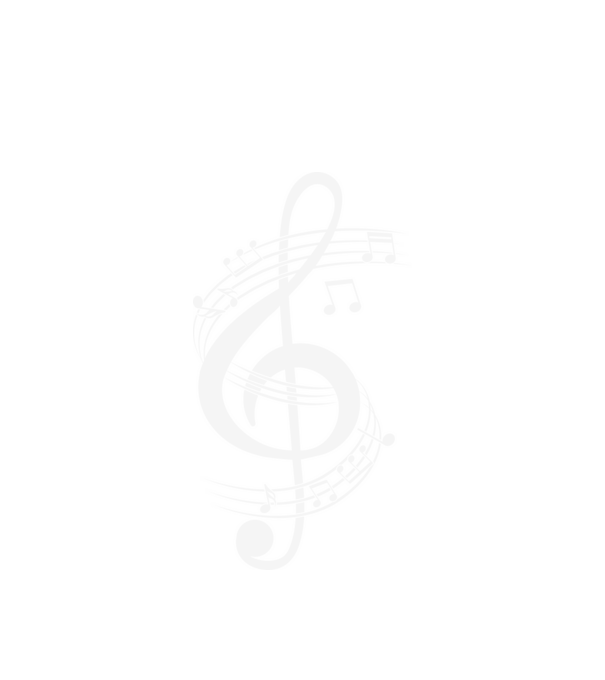 Violin kulcs minta fehér pólón