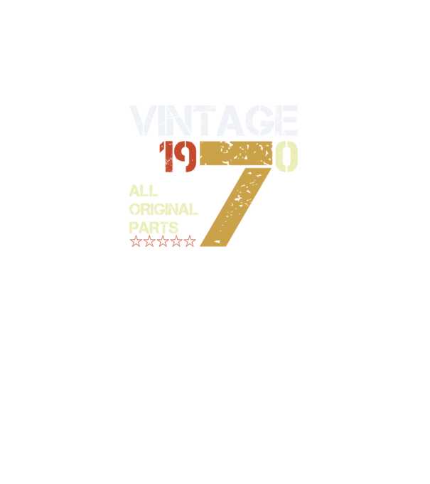 Vintage 1970 minta fekete pólón
