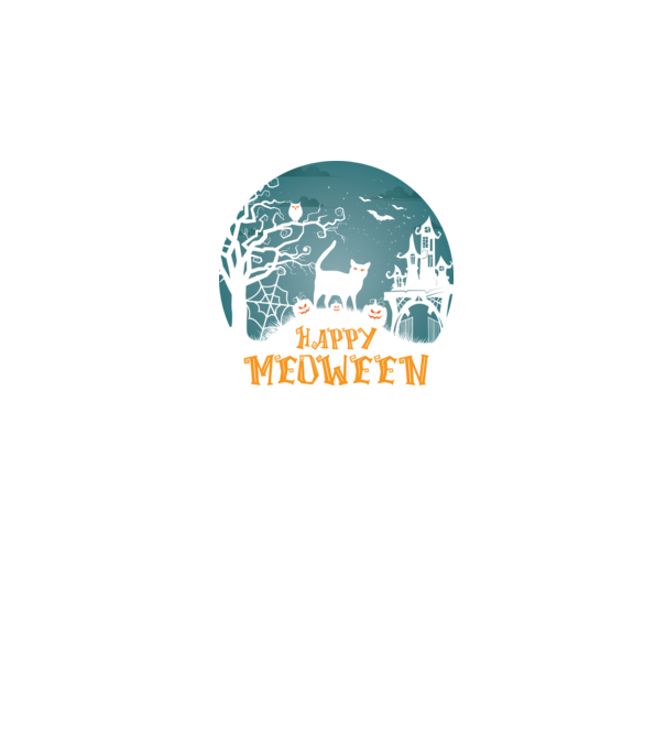 Halloween minta sötétkék pólón