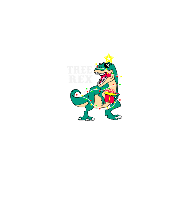 Tree Rex minta farmerkék pólón