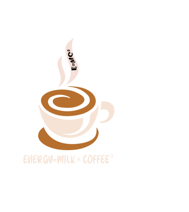 Coffee minta fekete pólón