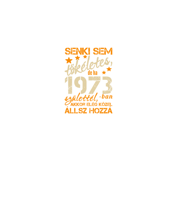 Tökéletes 1973 minta fekete pólón