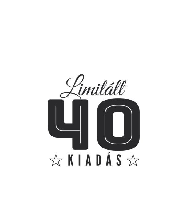 Limitált kiadás 40 minta fehér pólón