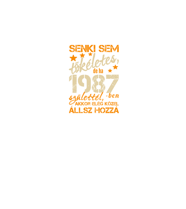 Tökéletes 1987 minta sötétkék pólón