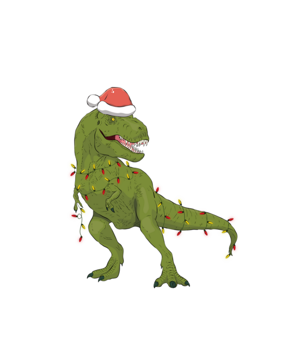 T-rex minta fehér pólón