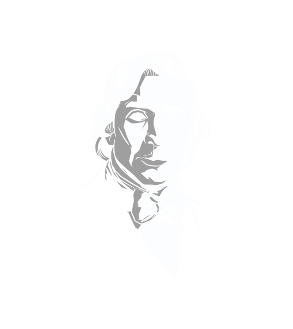 Frederic Chopin minta fehér pólón