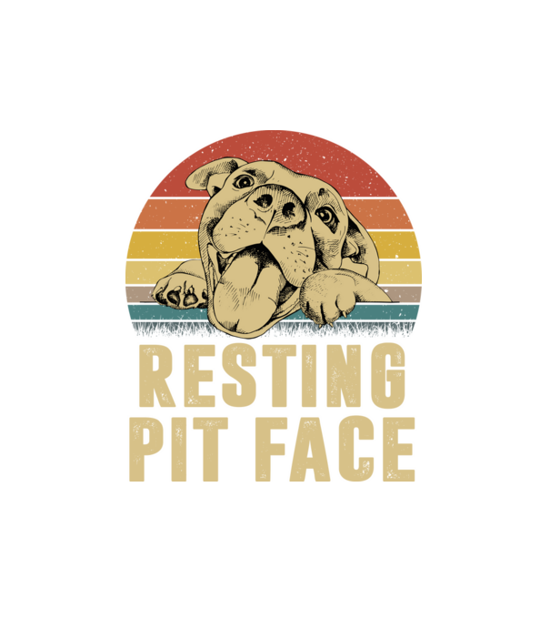 Pitbull minta fehér pólón
