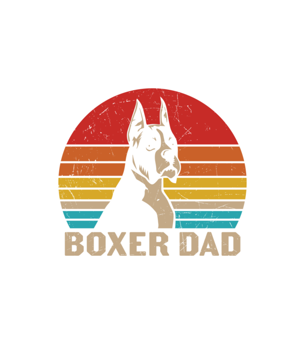 Boxer dad minta fehér pólón