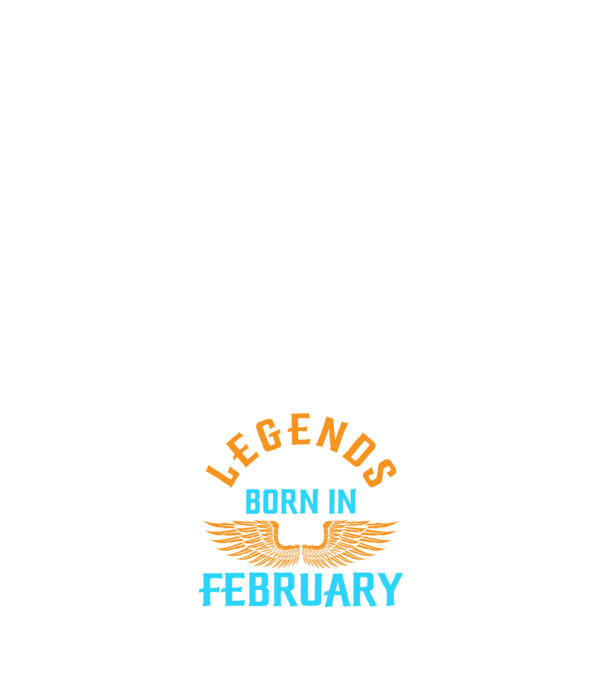 Legenda - Február minta sötétkék pólón