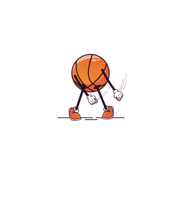 Basketball floss minta szürke pólón