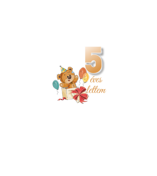 5 éves lettem minta szürke pólón