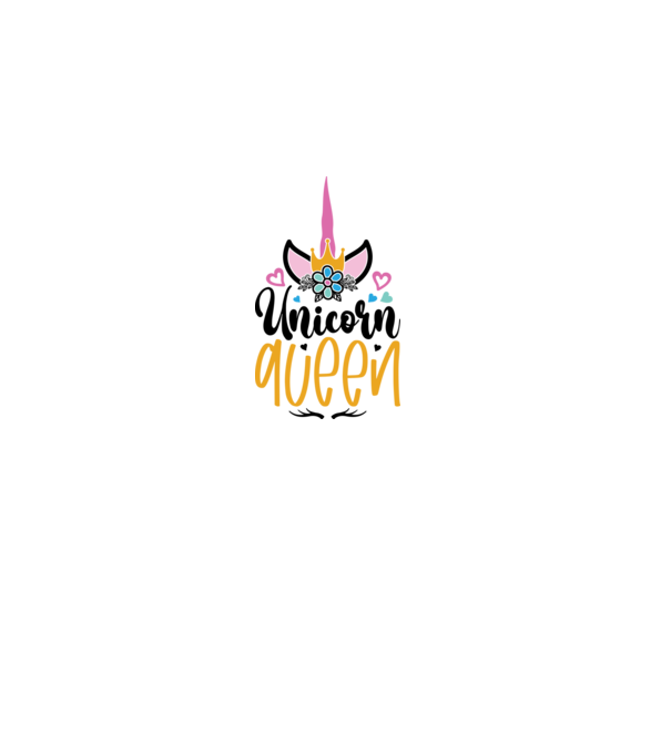 Unicorn queen minta homokszín pólón