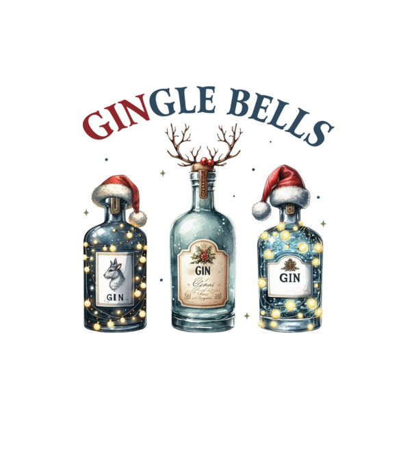 Gingle Bells minta homokszín pólón