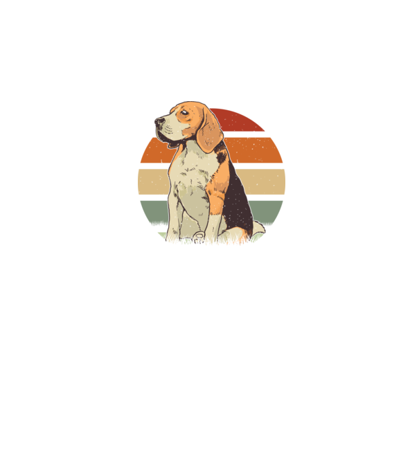 Beagle minta sötétkék pólón