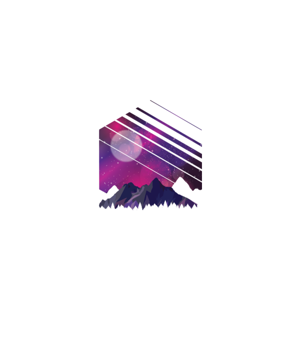 Mountain Galaxy minta szürke pólón