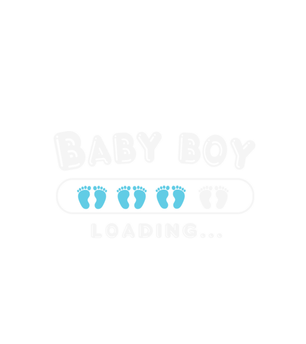 Baby boy loading minta fekete pólón
