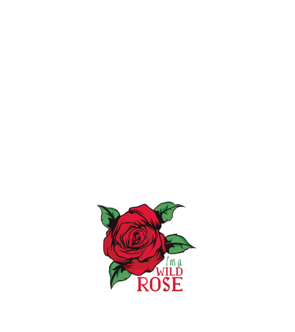 Wild Rose minta világos rózsaszín pólón