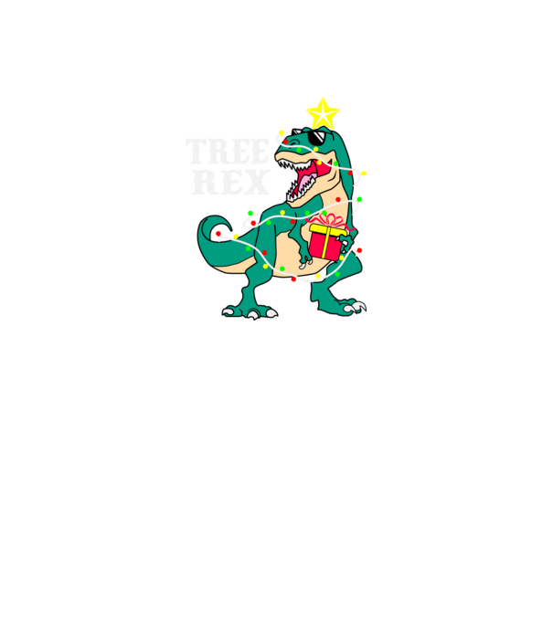 Tree Rex minta fekete pólón