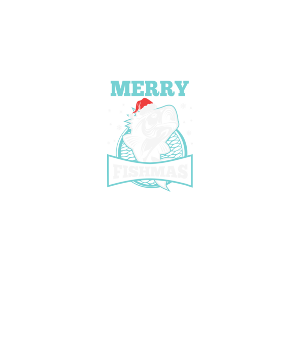 Merry fishmas minta fekete pólón