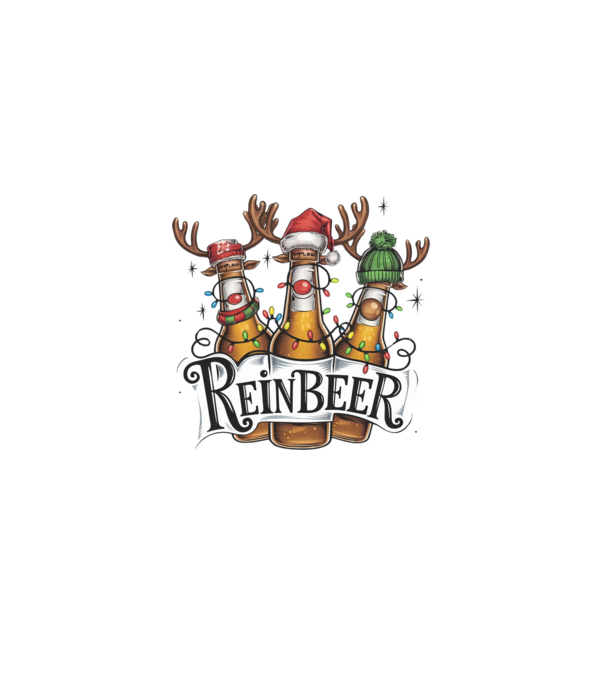 ReinBeer minta fehér pólón