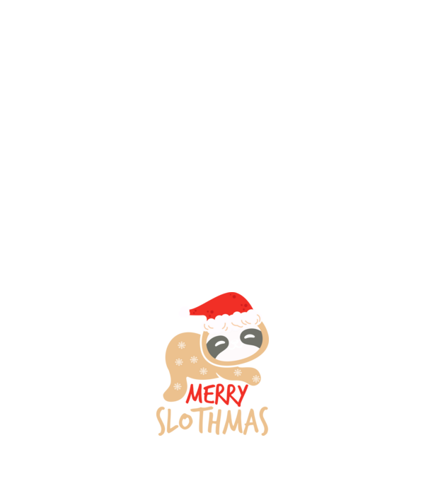 Merry slothmas minta sötétkék pólón
