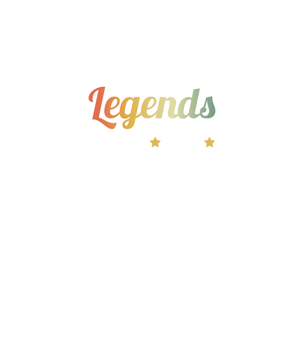 Legends were born in 1970 minta sötétkék pólón