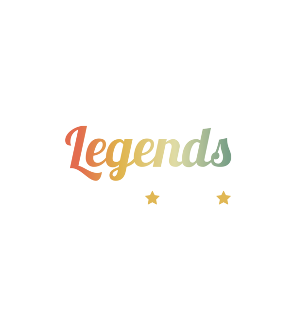 Legends were born in 1975 minta fekete pólón