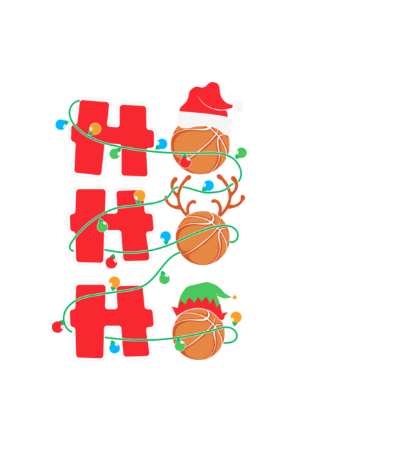 Ho ho ho kosaras minta fekete pólón