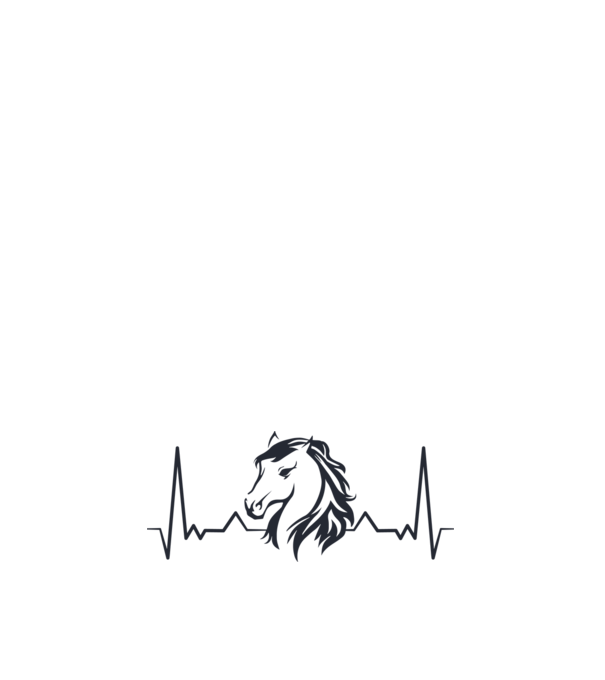 Horse Heartbeat minta világos rózsaszín pólón