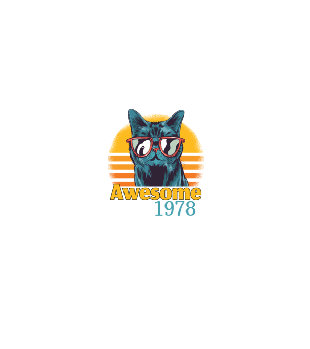 Awesome since 1978 minta fekete pólón