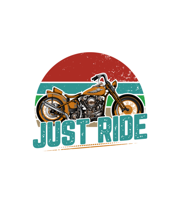 Motorozz minta fehér pólón