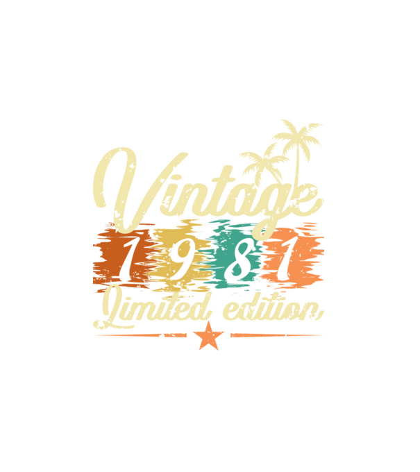 Vintage 1981 minta fehér pólón
