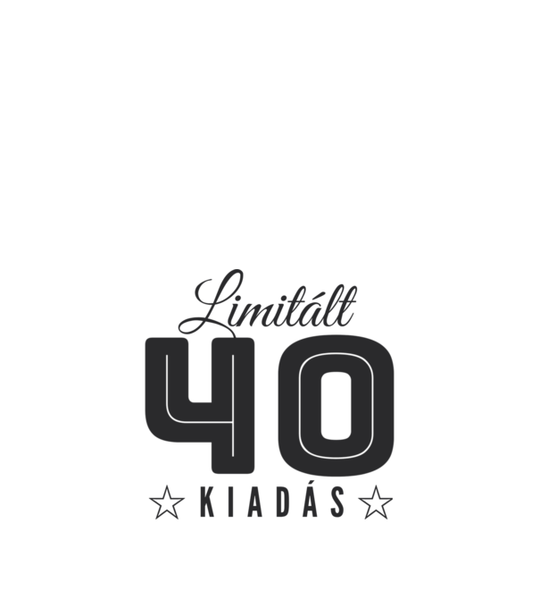 Limitált kiadás 40 minta fehér pólón