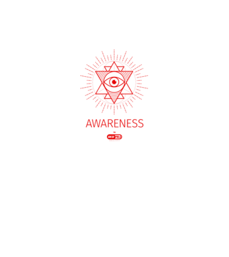 Awareness by RedPill REALITY minta fekete pólón