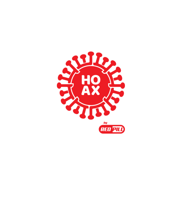 HOAX_by_RedPill minta fekete pólón
