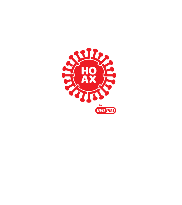 HOAX_by_RedPill minta fekete pólón