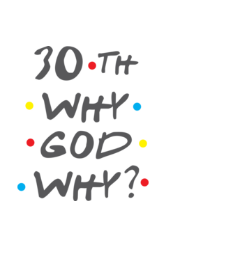 30 why god why? minta fekete pólón