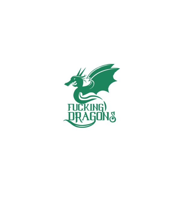 F*cking dragons minta fekete pólón