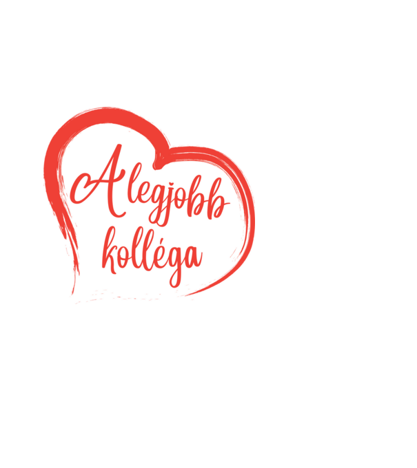 A legjobb kolléga minta fekete pólón