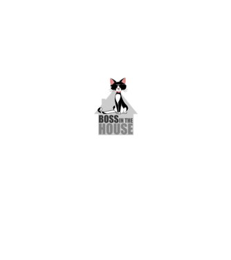 BOSS IN THE HOUSE - fehér minta fehér/piros pólón